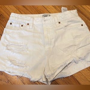 Annie High Rise Denim Shorts
